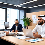 **

`A dynamic Arab leader inspiring a team in a modern, collaborative workspace. The leader is engaging in active listening and empowering their team members. The office environment features modern technology and promotes innovation, showcasing a positive and productive atmosphere in local governance.`

**