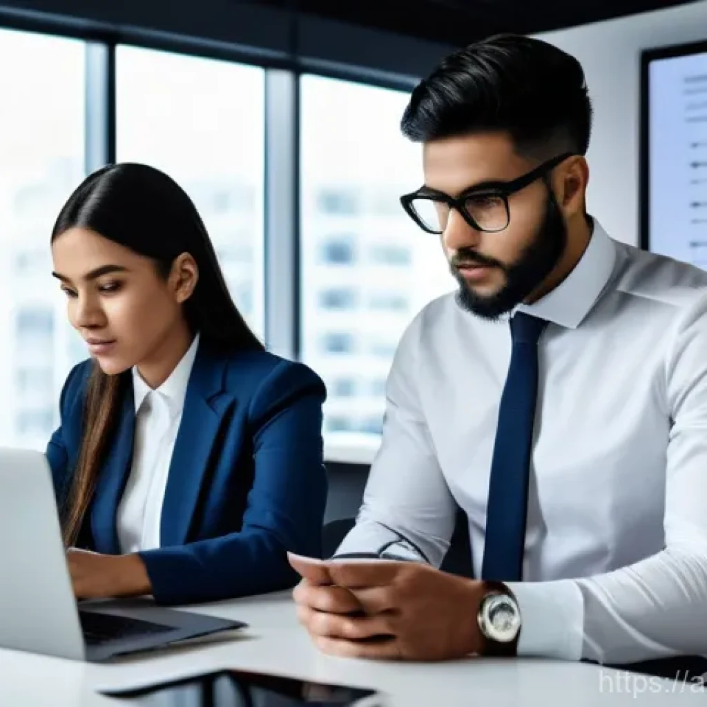 지방공무원 실기 시험 대비 꿀팁 - **Prompt:** A diverse group of young male and female professionals, dressed in modest yet modern bus...